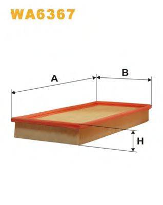 Повітряний фільтр WIX FILTERS WA6367