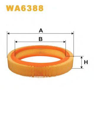 Повітряний фільтр WIX FILTERS WA6388