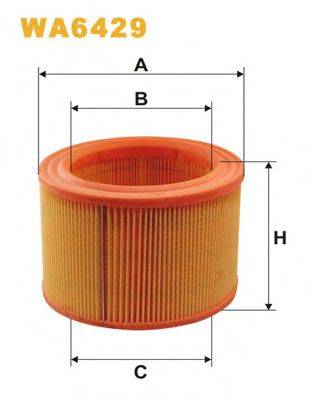 Повітряний фільтр WIX FILTERS WA6429