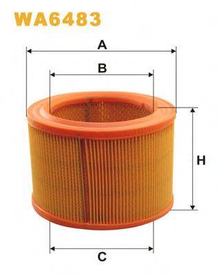 Повітряний фільтр WIX FILTERS WA6483