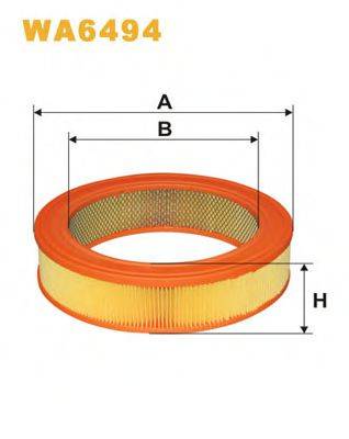 Повітряний фільтр WIX FILTERS WA6494