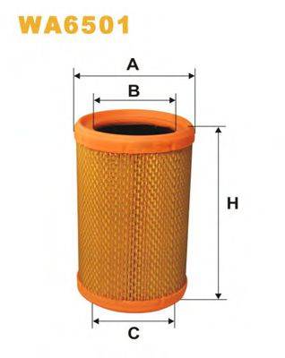 Повітряний фільтр WIX FILTERS WA6501