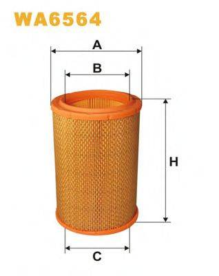 Повітряний фільтр WIX FILTERS WA6564