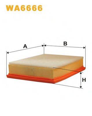 Повітряний фільтр WIX FILTERS WA6666