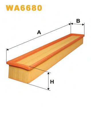 Повітряний фільтр WIX FILTERS WA6680