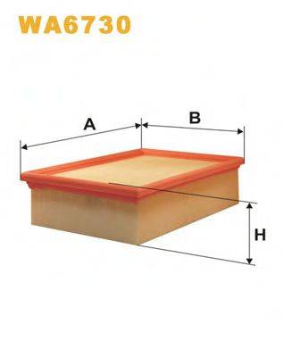 Повітряний фільтр WIX FILTERS WA6730