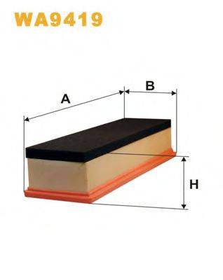 Повітряний фільтр WIX FILTERS WA9419