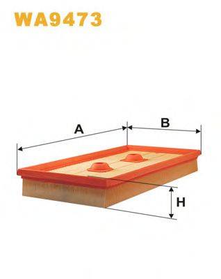 Повітряний фільтр WIX FILTERS WA9473