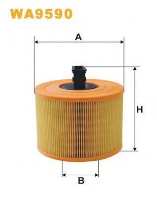 Повітряний фільтр WIX FILTERS WA9590