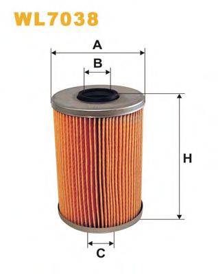 Масляний фільтр WIX FILTERS WL7038