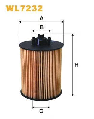 Масляний фільтр WIX FILTERS WL7232