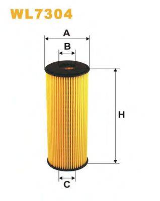 Масляний фільтр WIX FILTERS WL7304