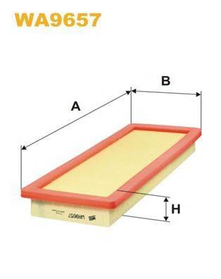 Повітряний фільтр WIX FILTERS WA9657