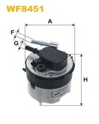 Паливний фільтр WIX FILTERS WF8451