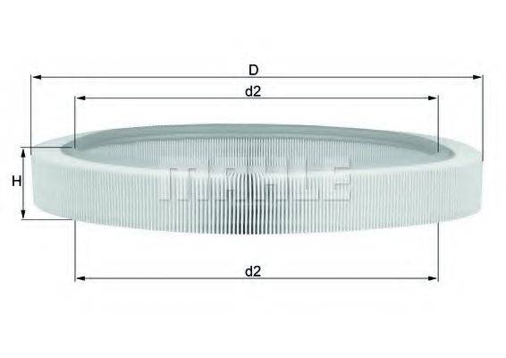 Повітряний фільтр KNECHT LX 61