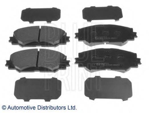 Комплект гальмівних колодок, дискове гальмо BLUE PRINT ADT342171