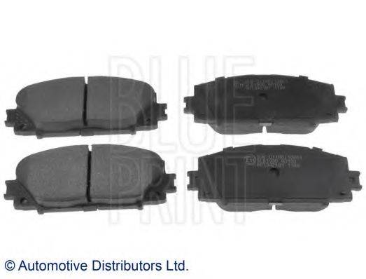 Комплект гальмівних колодок, дискове гальмо BLUE PRINT ADT342181