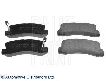 Комплект гальмівних колодок, дискове гальмо BLUE PRINT ADT34284