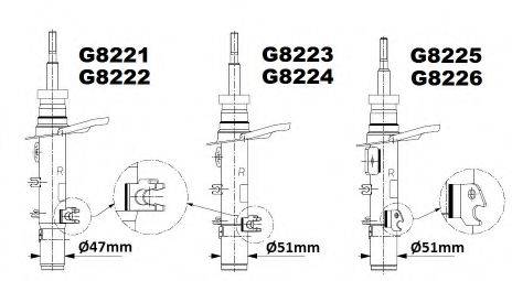 Амортизатор MONROE G8225