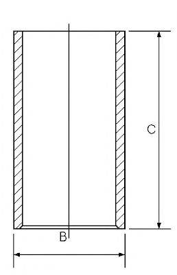 Гільза циліндра GOETZE ENGINE 14-014090-00