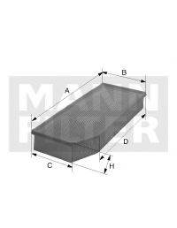 Повітряний фільтр MANN-FILTER C 29 021