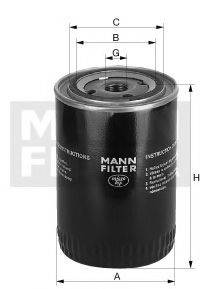 Масляний фільтр MANN-FILTER W 719/29