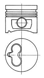 Поршень KOLBENSCHMIDT 40070620