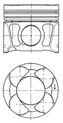 Поршень KOLBENSCHMIDT 41070620