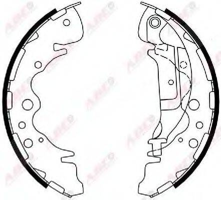 Комплект гальмівних колодок ABE C00324ABE