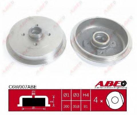 Гальмівний барабан ABE C6W007ABE