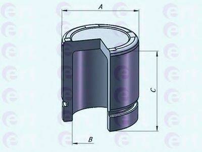 Поршень, корпус скоби гальма ERT 151248-C
