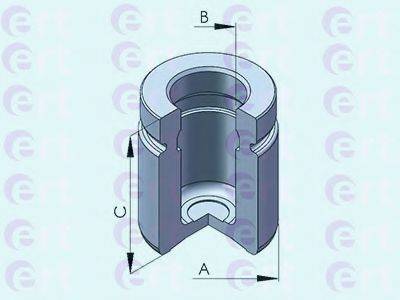 Поршень, корпус скоби гальма ERT 151211-C