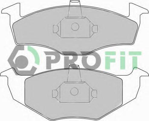 Комплект гальмівних колодок, дискове гальмо PROFIT 5000-1101