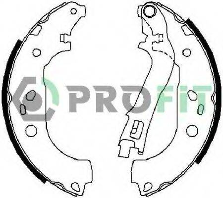 Комплект гальмівних колодок PROFIT 5001-0676