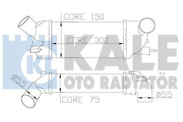 Інтеркулер KALE OTO RADYATOR 343900