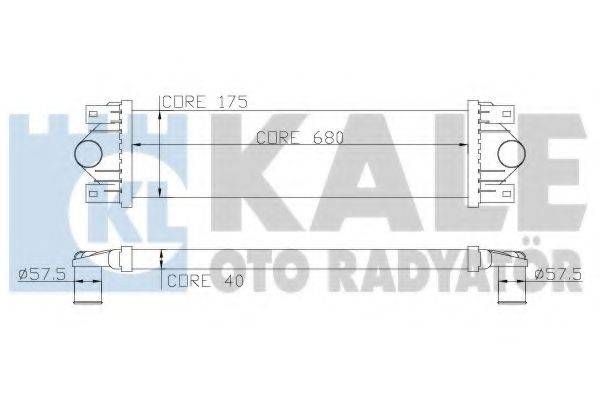 Інтеркулер KALE OTO RADYATOR 345000