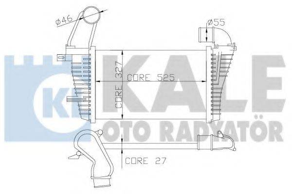 Інтеркулер KALE OTO RADYATOR 345900