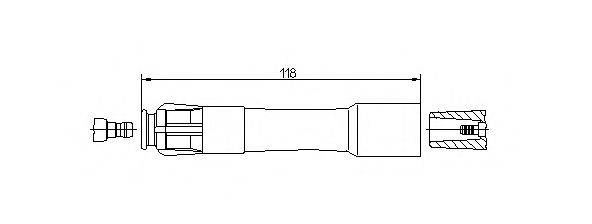 Виделка, свічка запалювання BREMI 13249A1,8