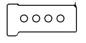 Комплект прокладок, кришка головки циліндра BGA RK6335