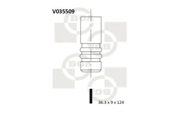 Випускний клапан BGA V035509