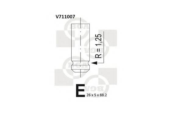 Впускний клапан BGA V711007