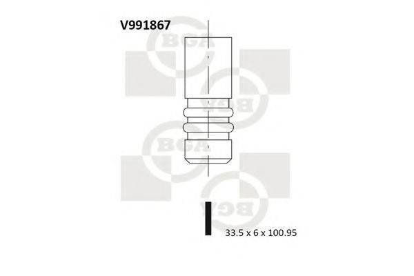 Впускний клапан BGA V991867