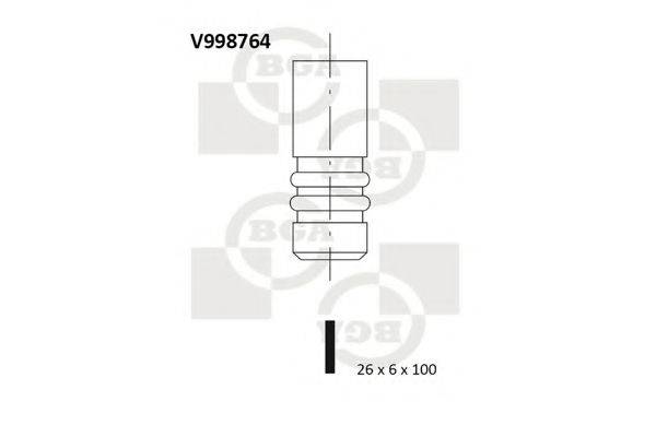 Впускний клапан BGA V998764