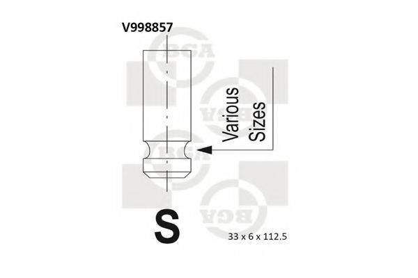 Впускний клапан BGA V998857