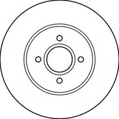 гальмівний диск JURID 562206JC