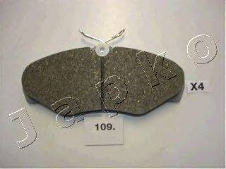 Комплект гальмівних колодок, дискове гальмо JAPKO 50109