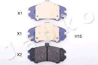 Комплект гальмівних колодок, дискове гальмо JAPKO 50H15