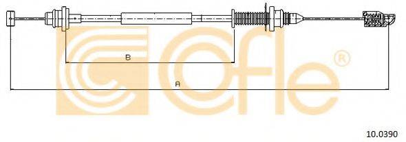 Тросик газу COFLE 10.0390