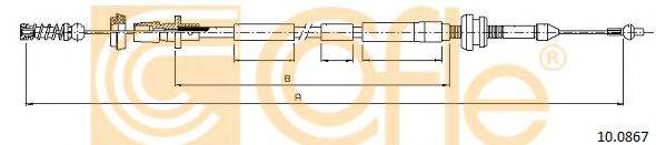 Тросик газу COFLE 10.0867