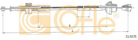 Тросик газу COFLE 11.0175